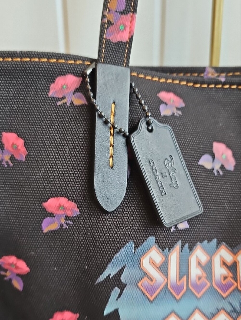 NWT Coach x Disney Sleeping Beauty Canvas Tote Bag | Dark Fairy Tale 32718 - Picture 5 of 11